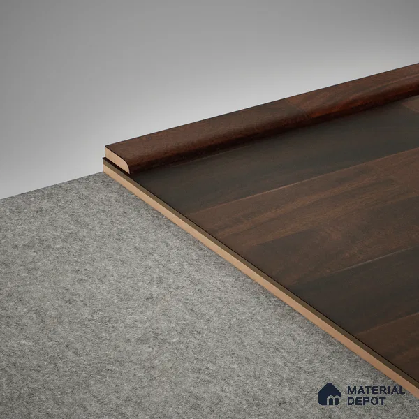 MDF Corner Beading Profile Gleam PM 00384 | 8 ft x 12 mm x 12 mm | Compatible for Laminate Wood Floor LF 00265