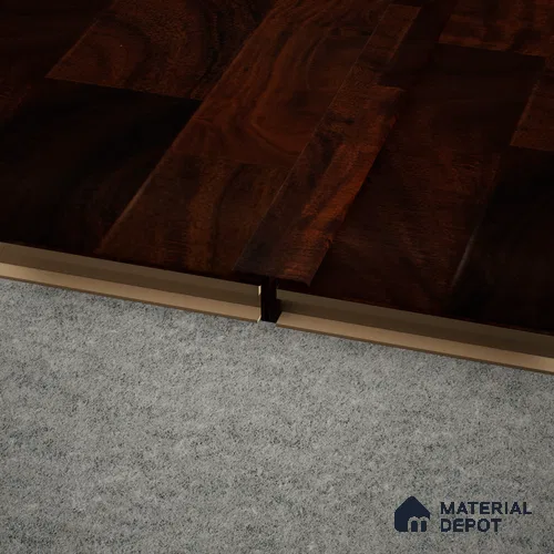 MDF T Profile Gleam PM 00384 P | 8 ft x 23 mm x 12 mm | Compatible for Laminate Wood Floor LF 00265