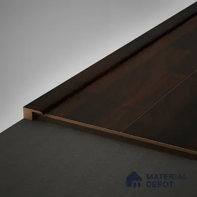 MDF Edge Profile Gleam PM 00384 T | 8 ft x 18 mm x 12 mm | Compatible for Laminate Wood Floor LF 00265