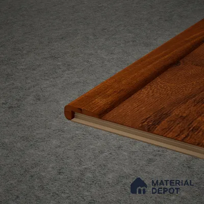MDF L Nosing Profile Heirloom PM 00352 W | 8 ft x 25 x 25 x 12 mm | Compatible for Laminate Wood Floor LF 00266