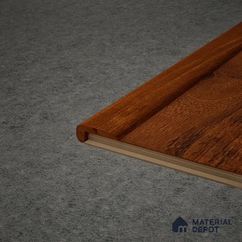 MDF L Nosing Profile Heirloom PM 00352 W | 8 ft x 25 x 25 x 12 mm | Compatible for Laminate Wood Floor LF 00266