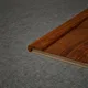 A close-up of a MDF L Nosing Profile Heirloom PM 00352 X | 8 ft x 25 x 45 x 12 mm | Compatible for Laminate Wood Floor LF 00266 available at Material Depot in Bangalore
