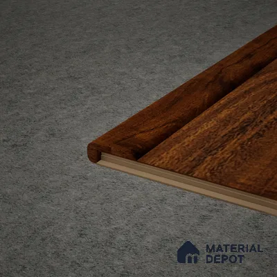 MDF L Nosing Profile Heirloom PM 00353 W | 8 ft x 25 x 25 x 12 mm | Compatible for Laminate Wood Floor LF 00267