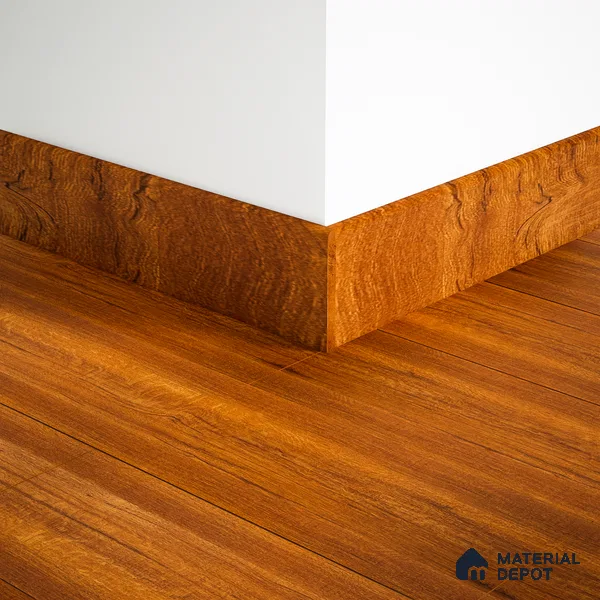 MDF Skirting Heirloom PM 00348 E | 8 ft x 3 Inch | Compatible for Laminate Wood Floor LF 00268