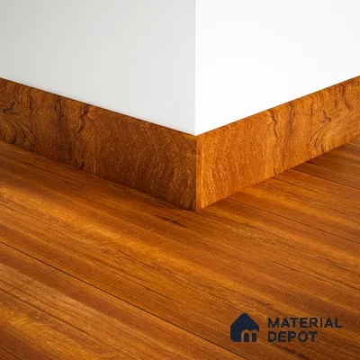 MDF Skirting Heirloom PM 00348 G | 8 ft x 4 Inch | Compatible for Laminate Wood Floor LF 00268