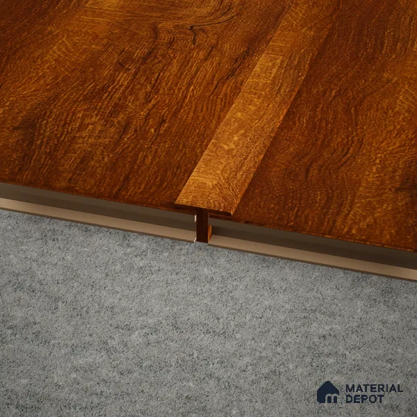 MDF T Profile Heirloom PM 00348 P | 8 ft x 23 mm x 12 mm | Compatible for Laminate Wood Floor LF 00268
