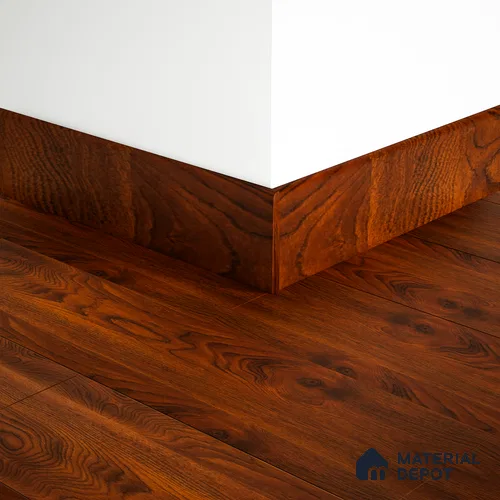 MDF Skirting Heirloom PM 00350 F | 8 ft x 3.5 Inch | Compatible for Laminate Wood Floor LF 00269
