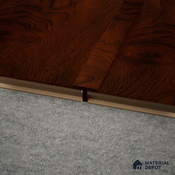 MDF T Profile Heirloom PM 00350 M | 8 ft x 12 mm x 12 mm | Compatible for Laminate Wood Floor LF 00269