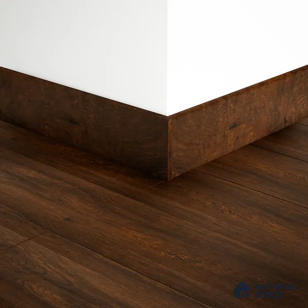 MDF Skirting Heirloom PM 00349 E | 8 ft x 3 Inch | Compatible for Laminate Wood Floor LF 00271