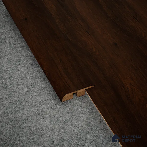 MDF Reducer R Profile Heirloom PM 00349 K | 8 ft x 23 mm x 12 mm | Compatible for Laminate Wood Floor LF 00271