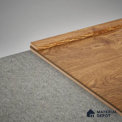 MDF Corner Beading Profile Heirloom PM 00354 | 8 ft x 12 mm x 12 mm | Compatible for Laminate Wood Floor LF 00272