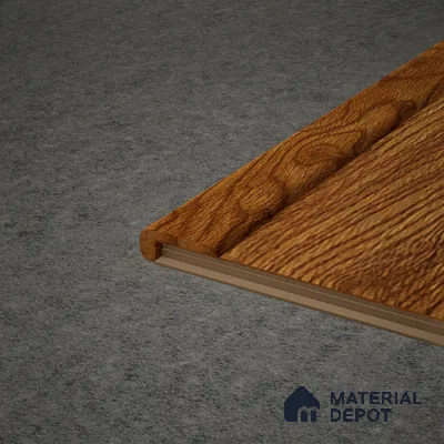 MDF L Nosing Profile Heirloom PM 00354 W | 8 ft x 25 x 25 x 12 mm | Compatible for Laminate Wood Floor LF 00272