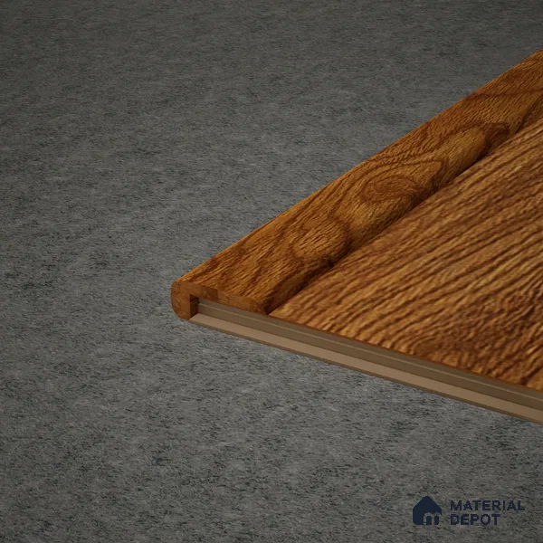 MDF L Nosing Profile Heirloom PM 00354 W | 8 ft x 25 x 25 x 12 mm | Compatible for Laminate Wood Floor LF 00272