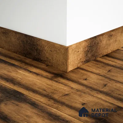 MDF Skirting Edge Flow PM 00382 G | 8 ft x 4 Inch | Compatible for Laminate Wood Floor LF 00273