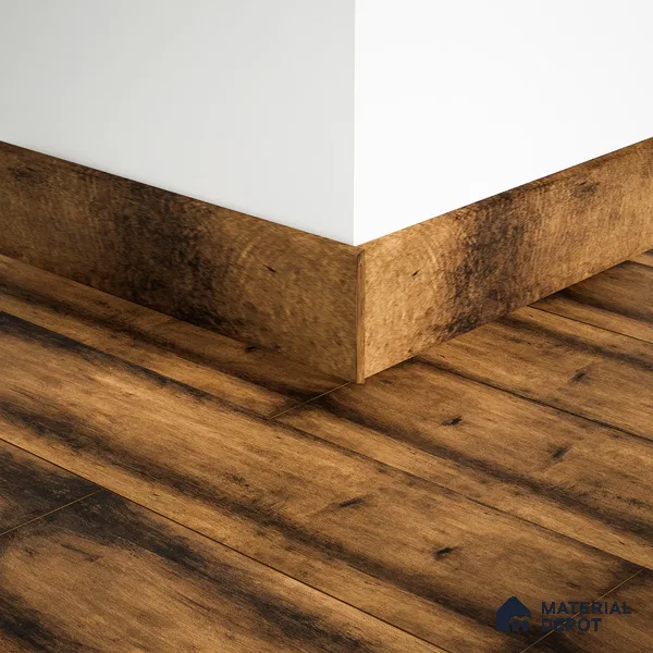 MDF Skirting Edge Flow PM 00382 G | 8 ft x 4 Inch | Compatible for Laminate Wood Floor LF 00273