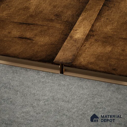 MDF T Profile Edge Flow PM 00382 Q | 8 ft x 25 mm x 12 mm | Compatible for Laminate Wood Floor LF 00273