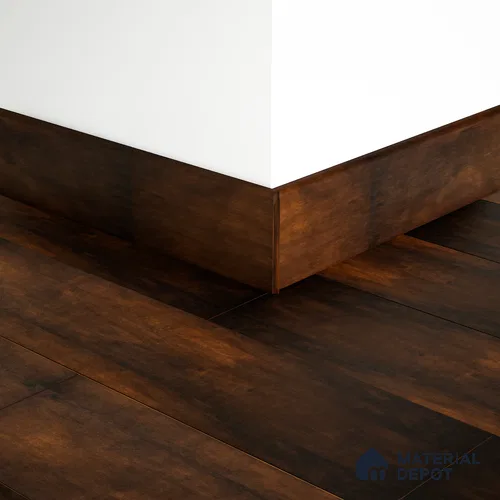 MDF Skirting Edge Flow PM 00381 D | 8 ft x 2.5 Inch | Compatible for Laminate Wood Floor LF 00274