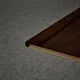 A close-up of a MDF L Nosing Profile Edge Flow PM 00381 X | 8 ft x 25 x 45 x 12 mm | Compatible for Laminate Wood Floor LF 00274 available at Material Depot in Bangalore