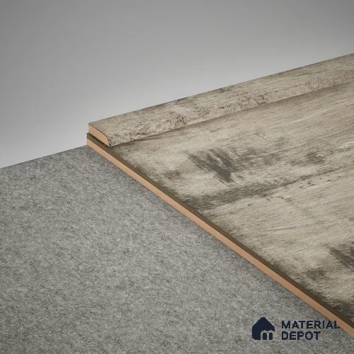 MDF Corner Beading Profile Edge Flow PM 00379 C | 8 ft x 25 mm x 12 mm | Compatible for Laminate Wood Floor LF 00275