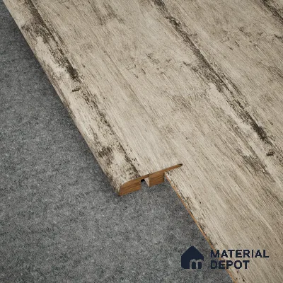 MDF Reducer R Profile Edge Flow PM 00379 H | 8 ft x 12 mm x 12 mm | Compatible for Laminate Wood Floor LF 00275