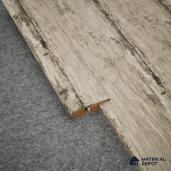 MDF Reducer R Profile Edge Flow PM 00379 H | 8 ft x 12 mm x 12 mm | Compatible for Laminate Wood Floor LF 00275