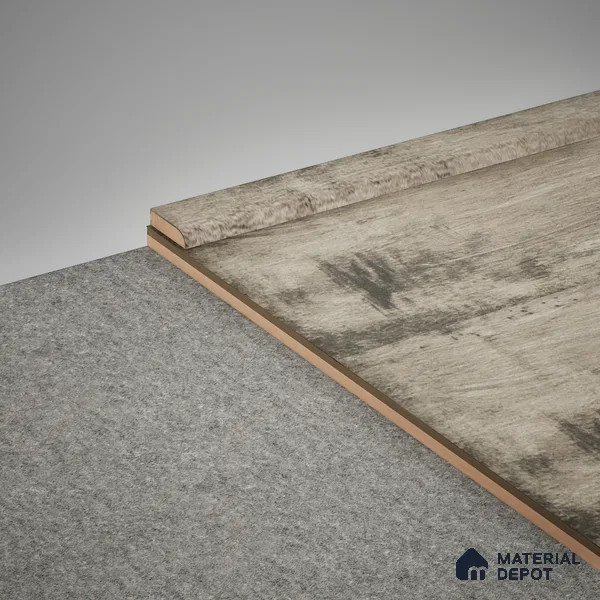 MDF Corner Beading Profile Edge Flow PM 00379 | 8 ft x 12 mm x 12 mm | Compatible for Laminate Wood Floor LF 00275