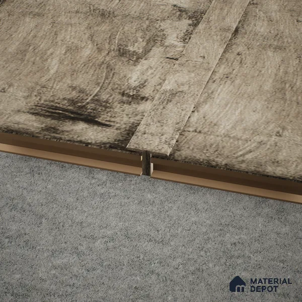 MDF T Profile Edge Flow PM 00379 O | 8 ft x 18 mm x 12 mm | Compatible for Laminate Wood Floor LF 00275