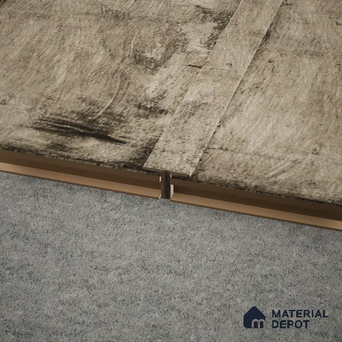 MDF T Profile Edge Flow PM 00379 P | 8 ft x 23 mm x 12 mm | Compatible for Laminate Wood Floor LF 00275