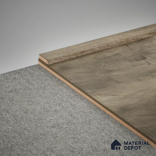 MDF Corner Beading Profile Timberlux PM 00373 C | 8 ft x 25 mm x 12 mm | Compatible for Laminate Wood Floor LF 00277