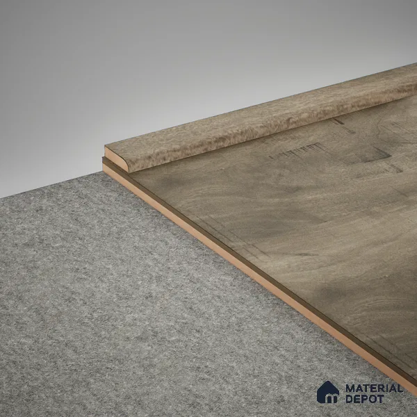 MDF Corner Beading Profile Timberlux PM 00373 | 8 ft x 12 mm x 12 mm | Compatible for Laminate Wood Floor LF 00277