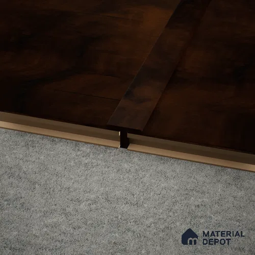 MDF T Profile Timberlux PM 00376 M | 8 ft x 12 mm x 12 mm | Compatible for Laminate Wood Floor LF 00278