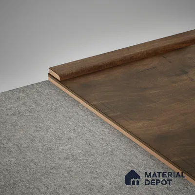 MDF Corner Beading Profile Timberlux PM 00375 B | 8 ft x 18 mm x 12 mm | Compatible for Laminate Wood Floor LF 00279