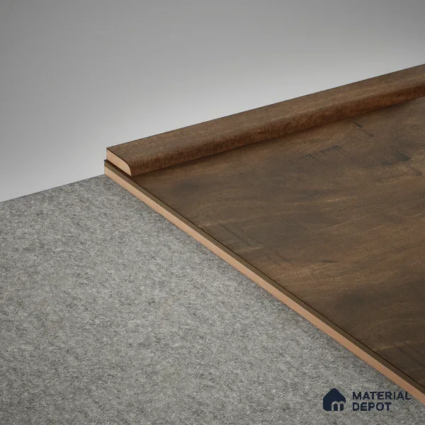 MDF Corner Beading Profile Timberlux PM 00375 B | 8 ft x 18 mm x 12 mm | Compatible for Laminate Wood Floor LF 00279