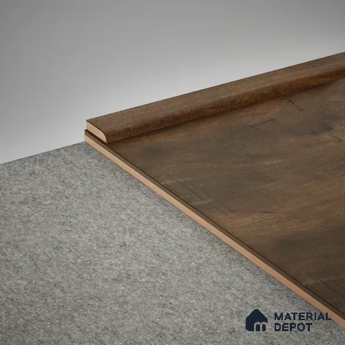 MDF Corner Beading Profile Timberlux PM 00375 B | 8 ft x 18 mm x 12 mm | Compatible for Laminate Wood Floor LF 00279