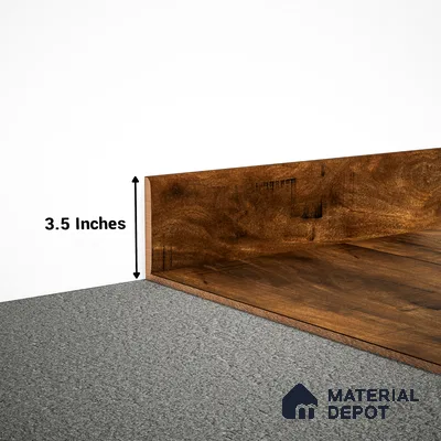 MDF Skirting Timberlux PM 00375 F | 8 ft x 3.5 Inch | Compatible for Laminate Wood Floor LF 00279