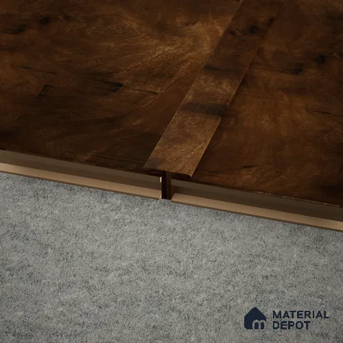 MDF T Profile Timberlux PM 00375 P | 8 ft x 23 mm x 12 mm | Compatible for Laminate Wood Floor LF 00279
