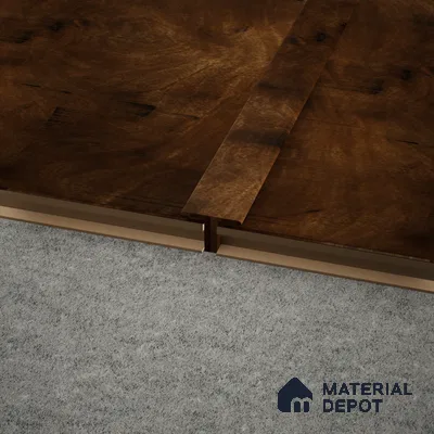 MDF T Profile Timberlux PM 00375 Q | 8 ft x 25 mm x 12 mm | Compatible for Laminate Wood Floor LF 00279