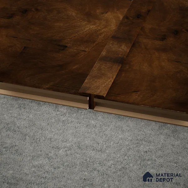 MDF T Profile Timberlux PM 00375 Q | 8 ft x 25 mm x 12 mm | Compatible for Laminate Wood Floor LF 00279