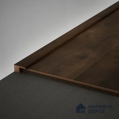 MDF Edge Profile Timberlux PM 00375 T | 8 ft x 18 mm x 12 mm | Compatible for Laminate Wood Floor LF 00279
