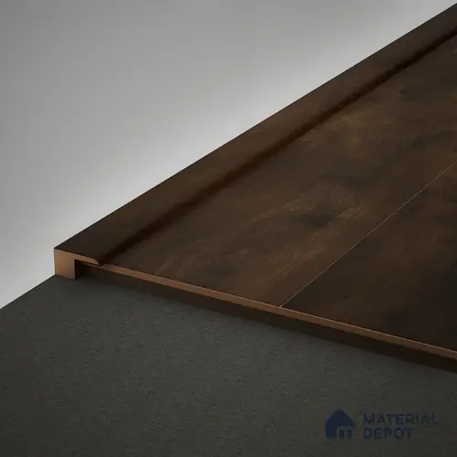MDF Edge Profile Timberlux PM 00375 T | 8 ft x 18 mm x 12 mm | Compatible for Laminate Wood Floor LF 00279