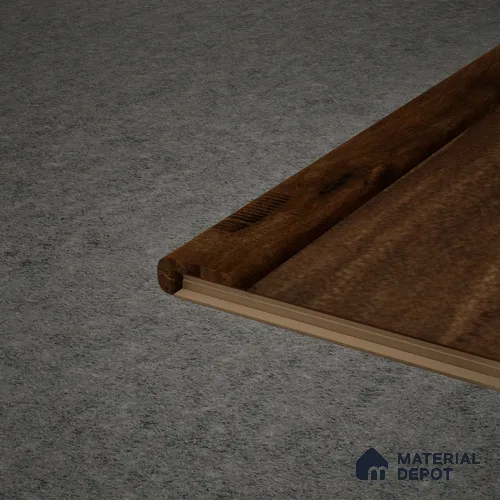 MDF L Nosing Profile Timberlux PM 00375 W | 8 ft x 25 x 25 x 12 mm | Compatible for Laminate Wood Floor LF 00279