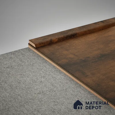 MDF Corner Beading Profile Edge Flow PM 00377 C | 8 ft x 25 mm x 12 mm | Compatible for Laminate Wood Floor LF 00280