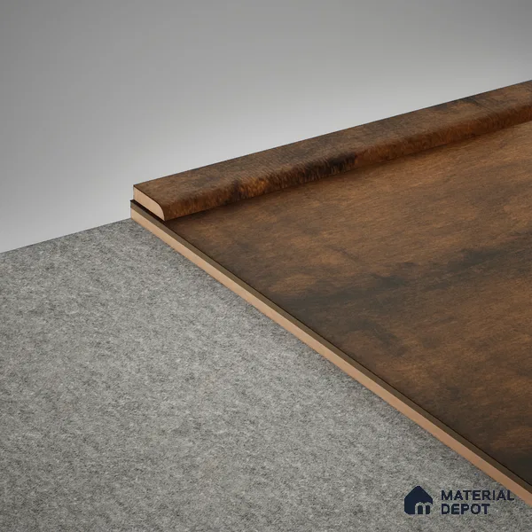 MDF Corner Beading Profile Edge Flow PM 00377 C | 8 ft x 25 mm x 12 mm | Compatible for Laminate Wood Floor LF 00280