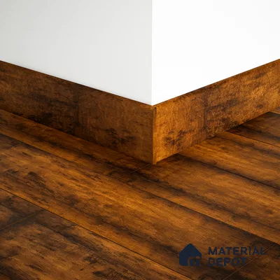 MDF Skirting Edge Flow PM 00377 D | 8 ft x 2.5 Inch | Compatible for Laminate Wood Floor LF 00280