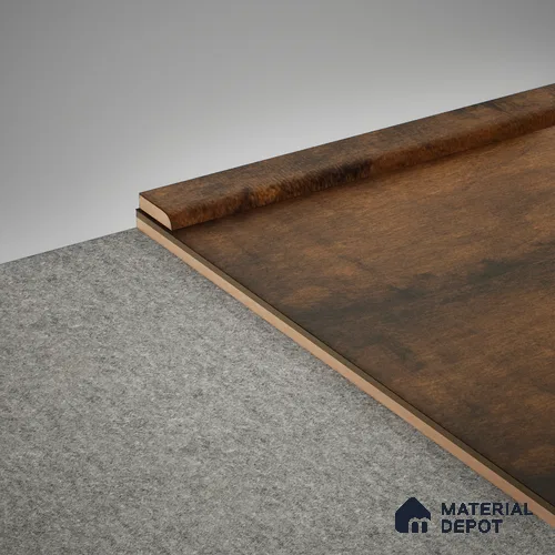 MDF Corner Beading Profile Edge Flow PM 00377 | 8 ft x 12 mm x 12 mm | Compatible for Laminate Wood Floor LF 00280