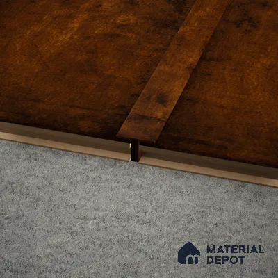 MDF T Profile Edge Flow PM 00377 O | 8 ft x 18 mm x 12 mm | Compatible for Laminate Wood Floor LF 00280