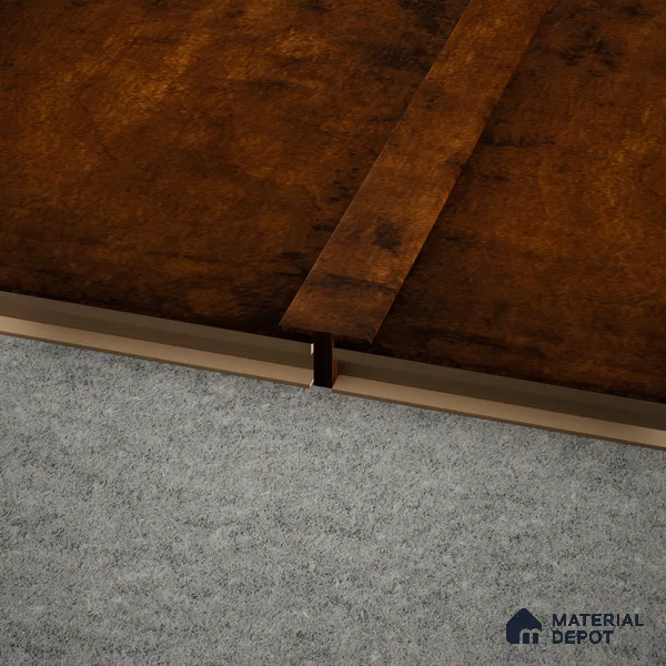 MDF T Profile Edge Flow PM 00377 O | 8 ft x 18 mm x 12 mm | Compatible for Laminate Wood Floor LF 00280