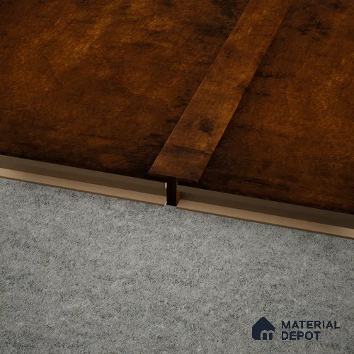 MDF T Profile Edge Flow PM 00377 Q | 8 ft x 25 mm x 12 mm | Compatible for Laminate Wood Floor LF 00280