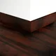 A close-up of a MDF Skirting Edge Flow PM 00378 D | 8 ft x 2.5 Inch | Compatible for Laminate Wood Floor LF 00281 available at Material Depot in Bangalore