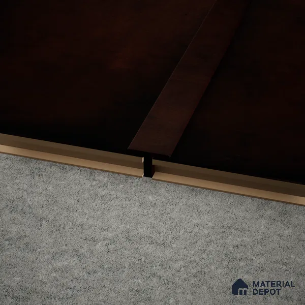 MDF T Profile Edge Flow PM 00378 O | 8 ft x 18 mm x 12 mm | Compatible for Laminate Wood Floor LF 00281